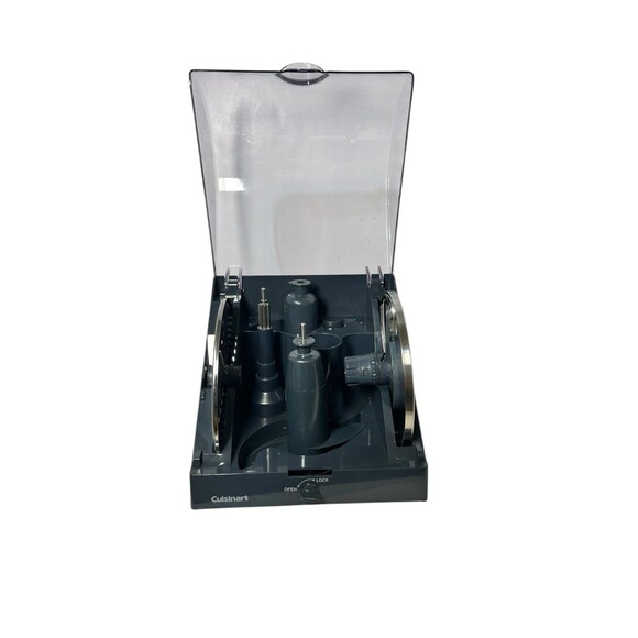 Cuisinart Food Processor FP-13SC Storage Case & Disc Blades Stem Attachments 5pc - Picture 2 of 16